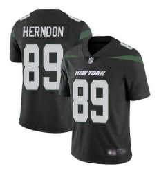 Jets #89 Chris Herndon Black Alternate Men Stitched Football Vapor Untouchable Limited Jersey Jets #89 Chris Herndon Black Alternate Men Stitched Football Vapor Untouchable Limited Jersey