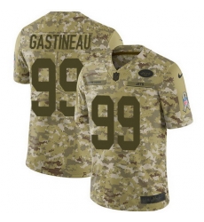 Jets #99 Mark Gastineau Camo Men Stitched Football Limited 2018 Salute To Service Jersey Jets #99 Mark Gastineau Camo Men Stitched Football Limited 2018 Salute To Service Jersey