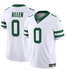Men New York Jets 0 Braelon Allen White 2024 F U S E Vapor Limited Stitched Jersey Men New York Jets 0 Braelon Allen White 2024 F U S E Vapor Limited Stitched Jersey