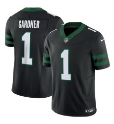 Men New York Jets 1 Ahmad Sauce Gardner Black 2024 F U S E Vapor Untouchable Limited Stitched Jersey Men New York Jets 1 Ahmad Sauce Gardner Black 2024 F U S E Vapor Untouchable Limited Stitched Jersey