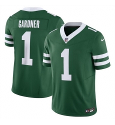 Men New York Jets 1 Ahmad Sauce Gardner Green 2024 F U S E Vapor Limited Stitched Jersey Men New York Jets 1 Ahmad Sauce Gardner Green 2024 F U S E Vapor Limited Stitched Jersey