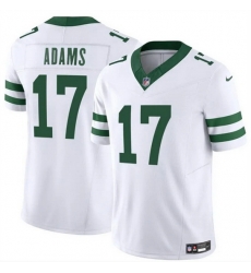 Men New York Jets 17 Davante Adams White 2024 F U S E Vapor Limited Stitched Jersey Men New York Jets 17 Davante Adams White 2024 F U S E Vapor Limited Stitched Jersey