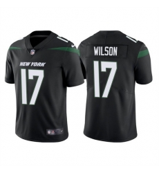 Men New York Jets 17 Garrett Wilson 2022 Black Vapor Untouchable Limited Stitched jersey Men New York Jets 17 Garrett Wilson 2022 Black Vapor Untouchable Limited Stitched jersey