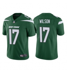 Men New York Jets 17 Garrett Wilson 2022 Green Vapor Untouchable Limited Stitched jersey Men New York Jets 17 Garrett Wilson 2022 Green Vapor Untouchable Limited Stitched jersey