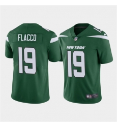 Men New York Jets 19 Joe Flacco Green Vapor Untouchable Limited Stitched Jersey Men New York Jets 19 Joe Flacco Green Vapor Untouchable Limited Stitched Jersey
