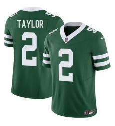 Men New York Jets 2 Tyrod Taylor Green 2024 F U S E Vapor Untouchable Limited Stitched Jersey Men New York Jets 2 Tyrod Taylor Green 2024 F U S E Vapor Untouchable Limited Stitched Jersey