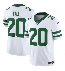 Men New York Jets 20 Breece Hall White 2024 F U S E Vapor Limited Stitched Jersey Men New York Jets 20 Breece Hall White 2024 F U S E Vapor Limited Stitched Jersey