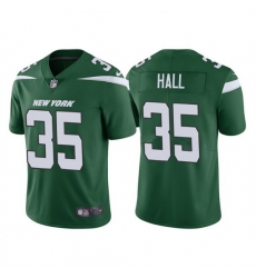 Men New York Jets 35 Breece Hall 2022 Green Vapor Untouchable Limited Stitched jersey Men New York Jets 35 Breece Hall 2022 Green Vapor Untouchable Limited Stitched jersey