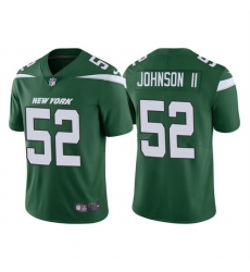 Men New York Jets 52 Jermaine Johnson II 2022 Green Vapor Untouchable Limited Stitched jersey Men New York Jets 52 Jermaine Johnson II 2022 Green Vapor Untouchable Limited Stitched jersey