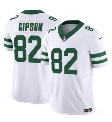Men New York Jets 82 Xavier Gipson 2023 F U S E White Throwback Vapor Untouchable Limited Stitched Jersey Men New York Jets 82 Xavier Gipson 2023 F U S E White Throwback Vapor Untouchable Limited Stitched Jersey
