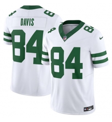 Men New York Jets 84 Corey Davis White 2023 F U S E Vapor Limited Throwback Stitched Football Jersey Men New York Jets 84 Corey Davis White 2023 F U S E Vapor Limited Throwback Stitched Football Jersey