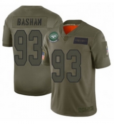 Men New York Jets 93 Tarell Basham Limited Camo 2019 Salute to Service Football Jersey Men New York Jets 93 Tarell Basham Limited Camo 2019 Salute to Service Football Jersey