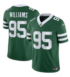 Men New York Jets 95 Garrett Wilson Green 2024 F U S E Vapor Limited Stitched Jersey Men New York Jets 95 Garrett Wilson Green 2024 F U S E Vapor Limited Stitched Jersey