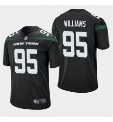 Men New York Jets #95 Quinnen Williams Black Vapor Untouchable Limited Stitched NFL Jersey Men New York Jets #95 Quinnen Williams Black Vapor Untouchable Limited Stitched NFL Jersey