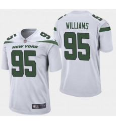 Men New York Jets #95 Quinnen Williams White Vapor Untouchable Limited Stitched NFL Jersey Men New York Jets #95 Quinnen Williams White Vapor Untouchable Limited Stitched NFL Jersey