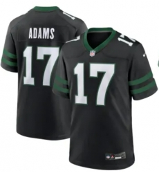 Men New York Jets Davante Adams #17 Black F U S E Stitched NFL Jersey Men New York Jets Davante Adams #17 Black F U S E Stitched NFL Jersey