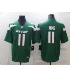 Men Nike New York Jets 11 Denzel Mims Green Vapor Untouchable Limited Jersey Men Nike New York Jets 11 Denzel Mims Green Vapor Untouchable Limited Jersey