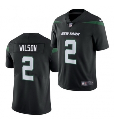 Men Nike New York Jets #2 Zach Wilson Black Vapor Limited Jersey Men Nike New York Jets #2 Zach Wilson Black Vapor Limited Jersey