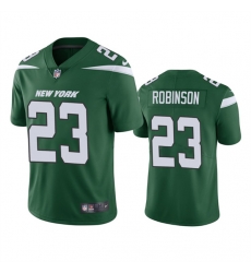 Men's New York Jets #23 James Robinson Green Vapor Untouchable Limited Stitched Jersey Men's New York Jets #23 James Robinson Green Vapor Untouchable Limited Stitched Jersey