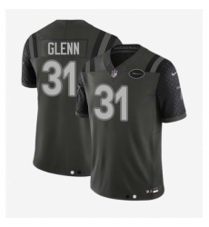 Men's New York Jets #31 Aaron Glenn Black Rivalries Collection Jersey Men's New York Jets #31 Aaron Glenn Black Rivalries Collection Jersey