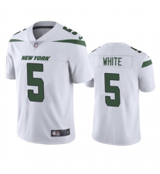 Men's New York Jets #5 Mike White White Vapor Untouchable Limited Stitched Jersey Men's New York Jets #5 Mike White White Vapor Untouchable Limited Stitched Jersey