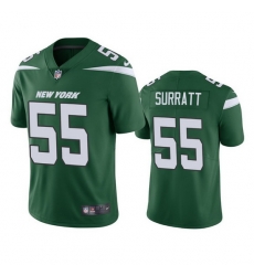 Men's New York Jets #55 Chazz Surratt Green Vapor Untouchable Limited Stitched Jersey Men's New York Jets #55 Chazz Surratt Green Vapor Untouchable Limited Stitched Jersey