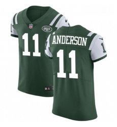 Mens Nike New York Jets 11 Robby Anderson Elite Green Team Color NFL Jersey Mens Nike New York Jets 11 Robby Anderson Elite Green Team Color NFL Jersey