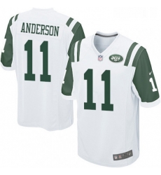 Mens Nike New York Jets 11 Robby Anderson Game White NFL Jersey Mens Nike New York Jets 11 Robby Anderson Game White NFL Jersey