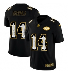 New York Jets 14 Sam Darnold Men Nike Carbon Black Vapor Cristo Redentor Limited NFL Jersey New York Jets 14 Sam Darnold Men Nike Carbon Black Vapor Cristo Redentor Limited NFL Jersey