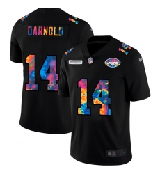 New York Jets 14 Sam Darnold Men Nike Multi Color Black 2020 NFL Crucial Catch Vapor Untouchable Limited Jersey New York Jets 14 Sam Darnold Men Nike Multi Color Black 2020 NFL Crucial Catch Vapor Untouchable Limited Jersey