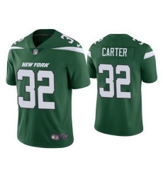 New York Jets 32 Michael Carter 2021 Green Vapor Untouchable Limited Stitched Jersey New York Jets 32 Michael Carter 2021 Green Vapor Untouchable Limited Stitched Jersey
