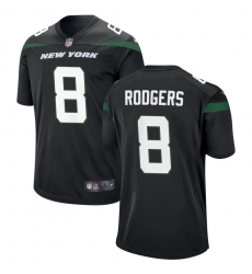 New York Jets #8 Aaron Rodgers Black Vapor Untouchable Limited Stitched Jersey New York Jets #8 Aaron Rodgers Black Vapor Untouchable Limited Stitched Jersey
