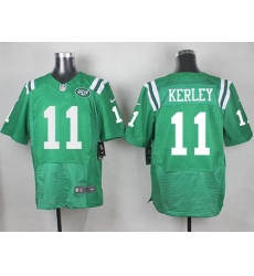 Nike Jets #11 Jeremy Kerley Green Mens Stitched NFL Elite Rush Jersey Nike Jets #11 Jeremy Kerley Green Mens Stitched NFL Elite Rush Jersey