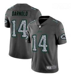 Nike Jets 14 Sam Darnold Gray Camo Vapor Untouchable Limited Jersey Nike Jets 14 Sam Darnold Gray Camo Vapor Untouchable Limited Jersey