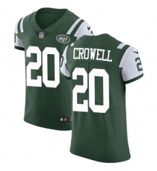 Nike Jets #20 Isaiah Crowell Green Team Color Men Stitched NFL Vapor Untouchable Elite Jersey Nike Jets #20 Isaiah Crowell Green Team Color Men Stitched NFL Vapor Untouchable Elite Jersey