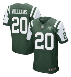 Nike Jets #20 Marcus Williams Green Team Color Mens Stitched NFL Elite Jersey Nike Jets #20 Marcus Williams Green Team Color Mens Stitched NFL Elite Jersey