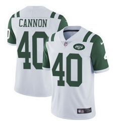 Nike Jets #40 Trenton Cannon White Mens Stitched NFL Vapor Untouchable Limited Jersey Nike Jets #40 Trenton Cannon White Mens Stitched NFL Vapor Untouchable Limited Jersey