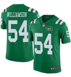 Nike Jets 54 Avery Williamson Green Color Rush Limited Jersey Nike Jets 54 Avery Williamson Green Color Rush Limited Jersey