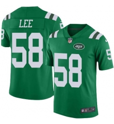 Nike Jets #58 Darron Lee Green Mens Stitched NFL Elite Rush Jersey Nike Jets #58 Darron Lee Green Mens Stitched NFL Elite Rush Jersey