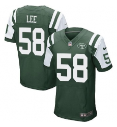 Nike Jets #58 Darron Lee Green Team Color Mens Stitched NFL Elite Jersey Nike Jets #58 Darron Lee Green Team Color Mens Stitched NFL Elite Jersey
