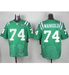 Nike Jets #74 Nick Mangold Green Mens Stitched NFL Elite Rush Jersey Nike Jets #74 Nick Mangold Green Mens Stitched NFL Elite Rush Jersey