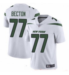 Nike Jets 77 Mekhi Becton White Men Stitched NFL Vapor Untouchable Limited Jersey Nike Jets 77 Mekhi Becton White Men Stitched NFL Vapor Untouchable Limited Jersey