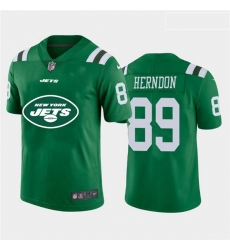 Nike Jets 89 Chris Herndon Green Team Big Logo Vapor Untouchable Limited Jersey Nike Jets 89 Chris Herndon Green Team Big Logo Vapor Untouchable Limited Jersey