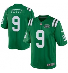 Nike Jets 9 Bryce Petty Green Mens Stitched NFL Elite Rush Jersey Nike Jets 9 Bryce Petty Green Mens Stitched NFL Elite Rush Jersey