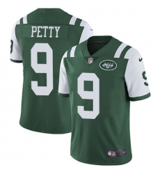 Nike Jets #9 Bryce Petty Green Team Color Mens Stitched NFL Vapor Untouchable Limited Jersey Nike Jets #9 Bryce Petty Green Team Color Mens Stitched NFL Vapor Untouchable Limited Jersey