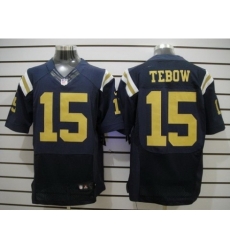 Nike New York Jets 15 Tim Tebow Blue Elite NFL Jersey Nike New York Jets 15 Tim Tebow Blue Elite NFL Jersey