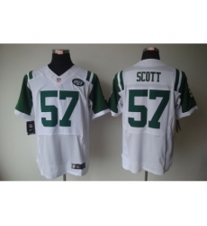 Nike New York Jets 57 Bart Scott White Elite NFL Jersey Nike New York Jets 57 Bart Scott White Elite NFL Jersey