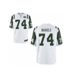 Nike New York Jets 74 Nick Mangold White Game NFL Jersey Nike New York Jets 74 Nick Mangold White Game NFL Jersey