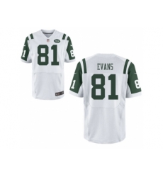 Nike New York Jets 81 Shaq Evans White Elite NFL Jersey Nike New York Jets 81 Shaq Evans White Elite NFL Jersey