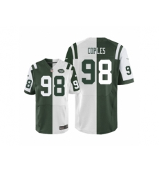 Nike New York Jets 98 Quinton Coples Green White Limited Split NFL Jersey Nike New York Jets 98 Quinton Coples Green White Limited Split NFL Jersey